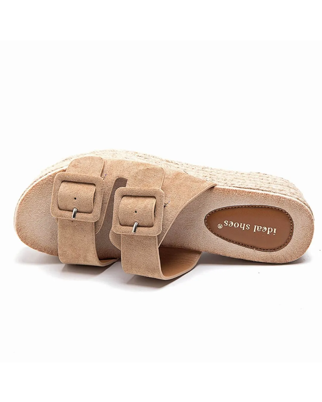 SANDALIA MUJER MULE PLATAFORMA CAMEL  MYRIAM