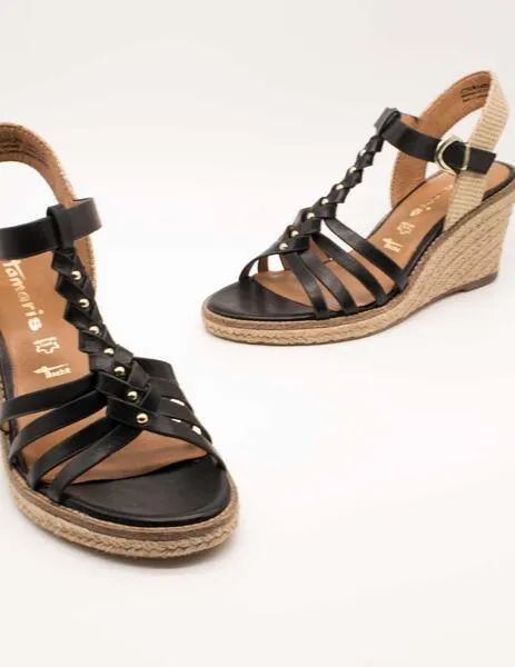 SANDALIA TAMARIS 2804242001 BLACK DE MUJER