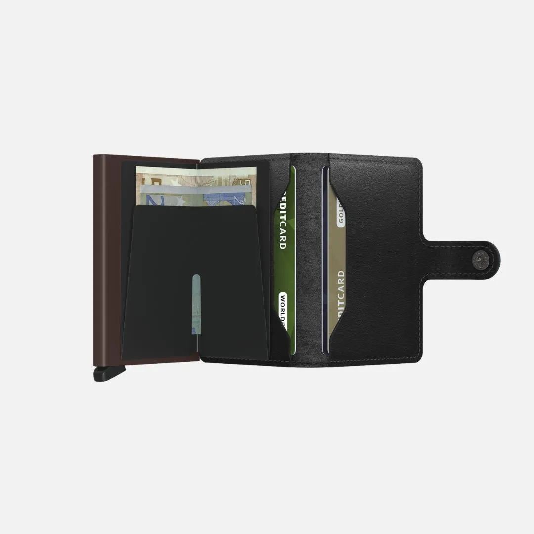 Secrid Mini Wallet Original Black Brown