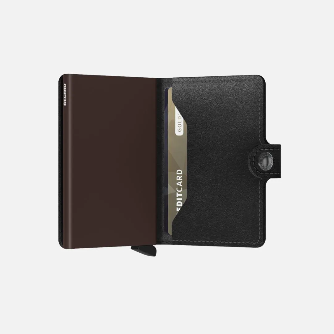 Secrid Mini Wallet Original Black Brown