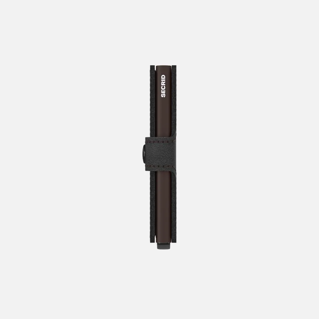 Secrid Mini Wallet Original Black Brown