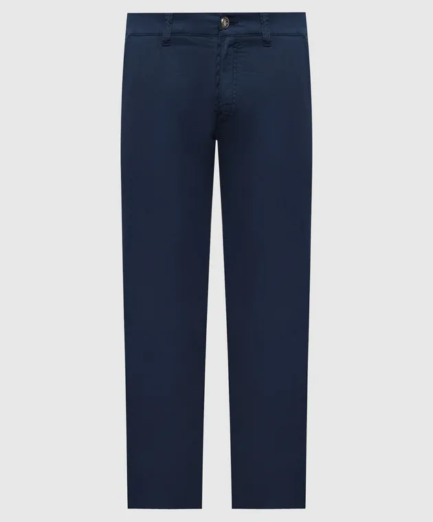 Stefano Ricci Blue pants with logo