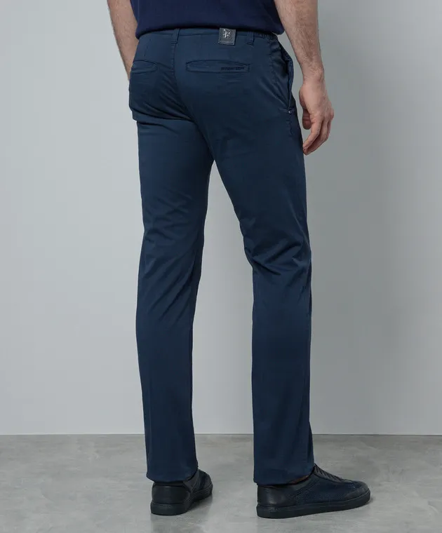 Stefano Ricci Blue pants with logo