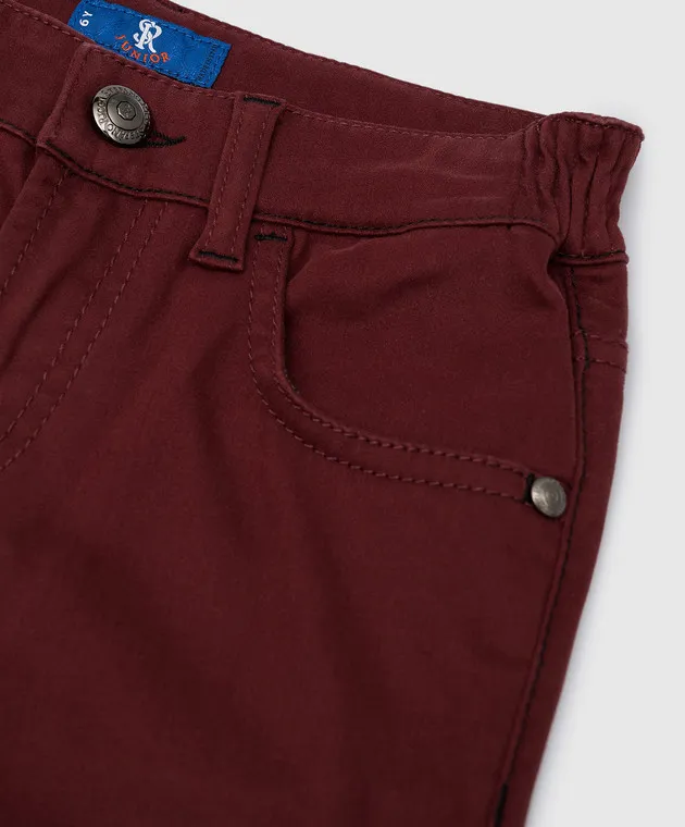 Stefano Ricci Children's burgundy pants