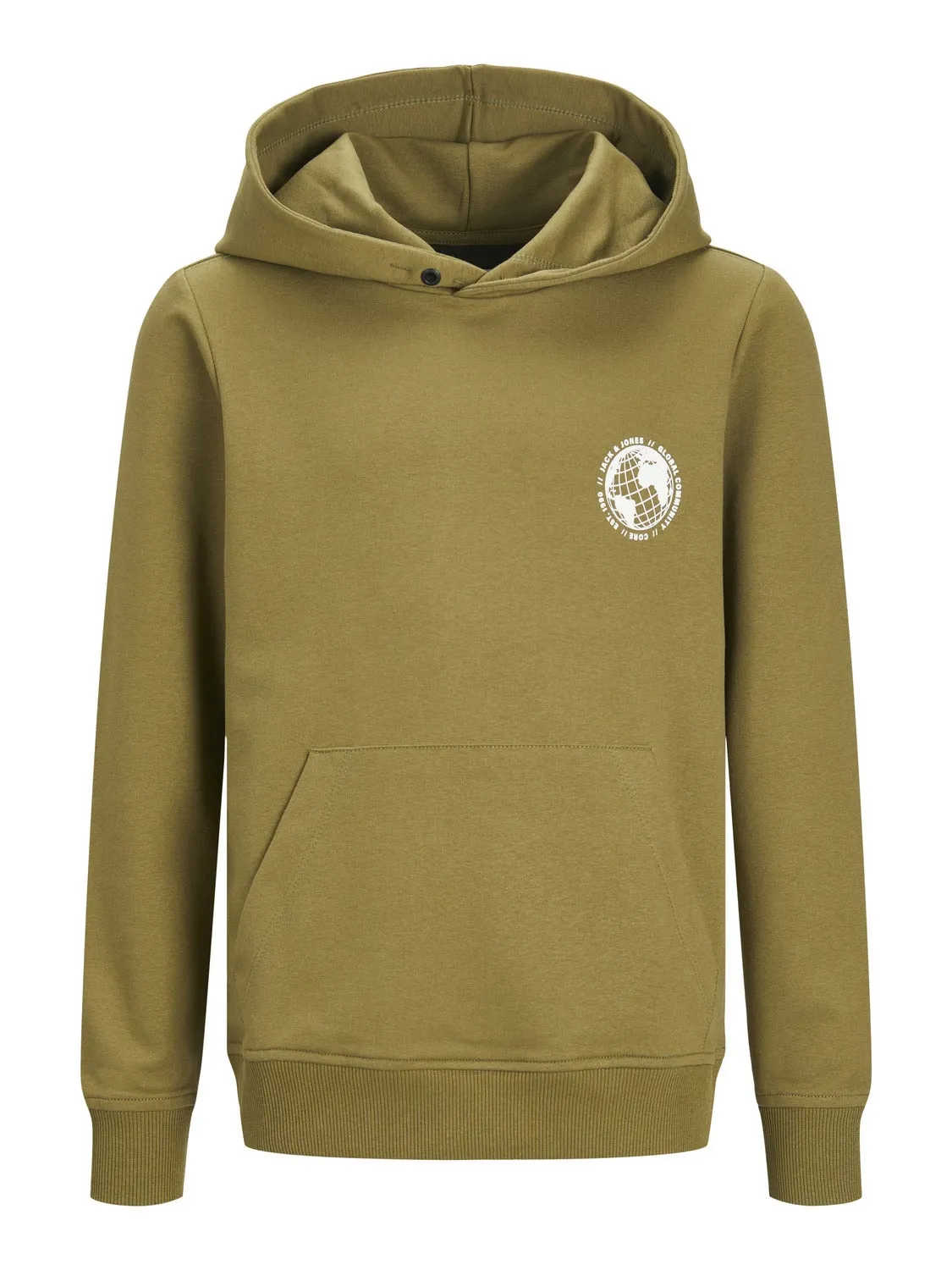 Sudadera con capucha Estampado Junior | Verde intermedio | Jack & Jones®