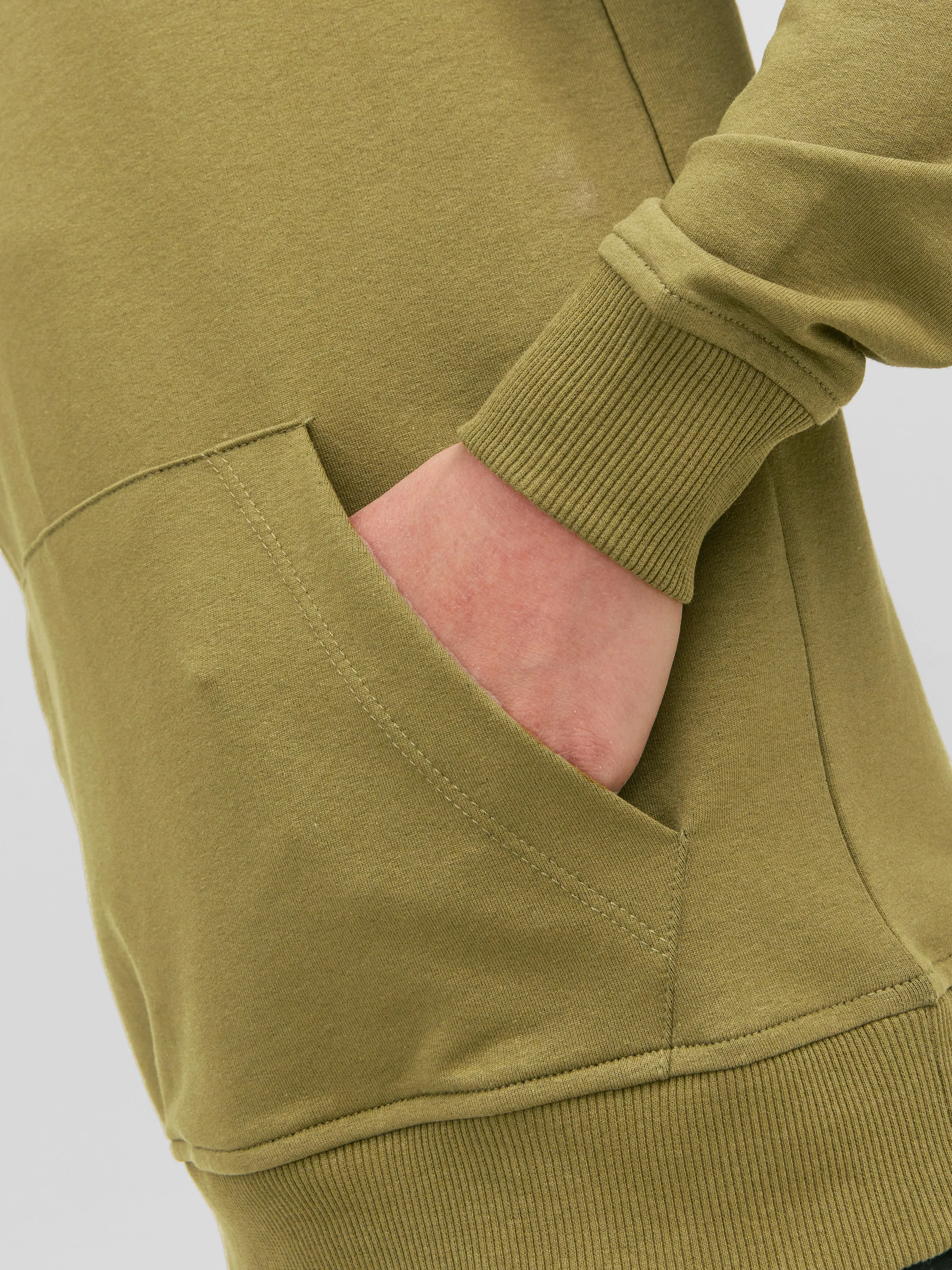 Sudadera con capucha Estampado Junior | Verde intermedio | Jack & Jones®