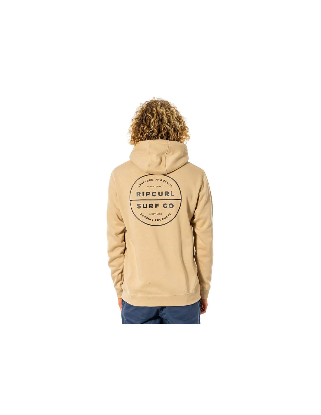Sudadera con capucha Rip Curl Re Entry M Beige