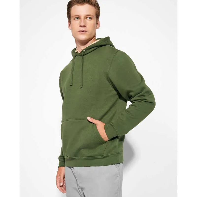 SUDADERA CON CAPUCHA URBAN COLOR LISO  ROLY