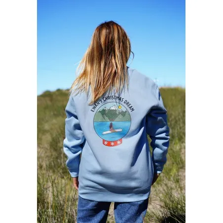 Sudadera Ewan's Christmas Dream Sky Blue 