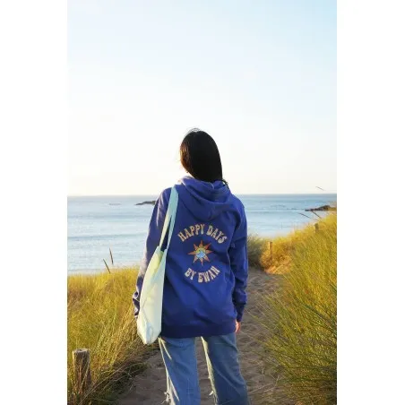 Sudadera Happy Days Dark Heather Indigo 