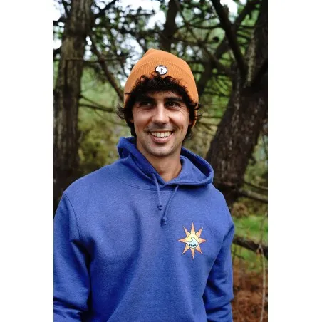 Sudadera Happy Days Dark Heather Indigo 