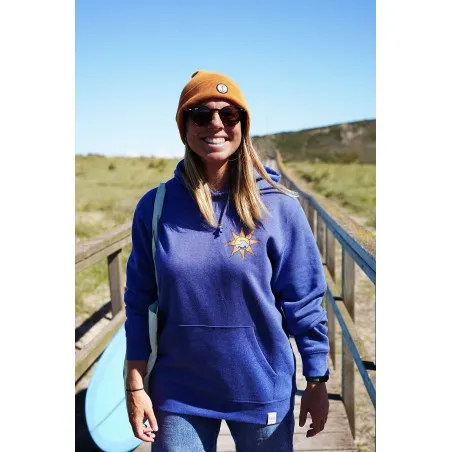 Sudadera Happy Days Dark Heather Indigo 