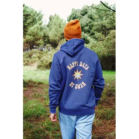 Sudadera Happy Days Dark Heather Indigo 