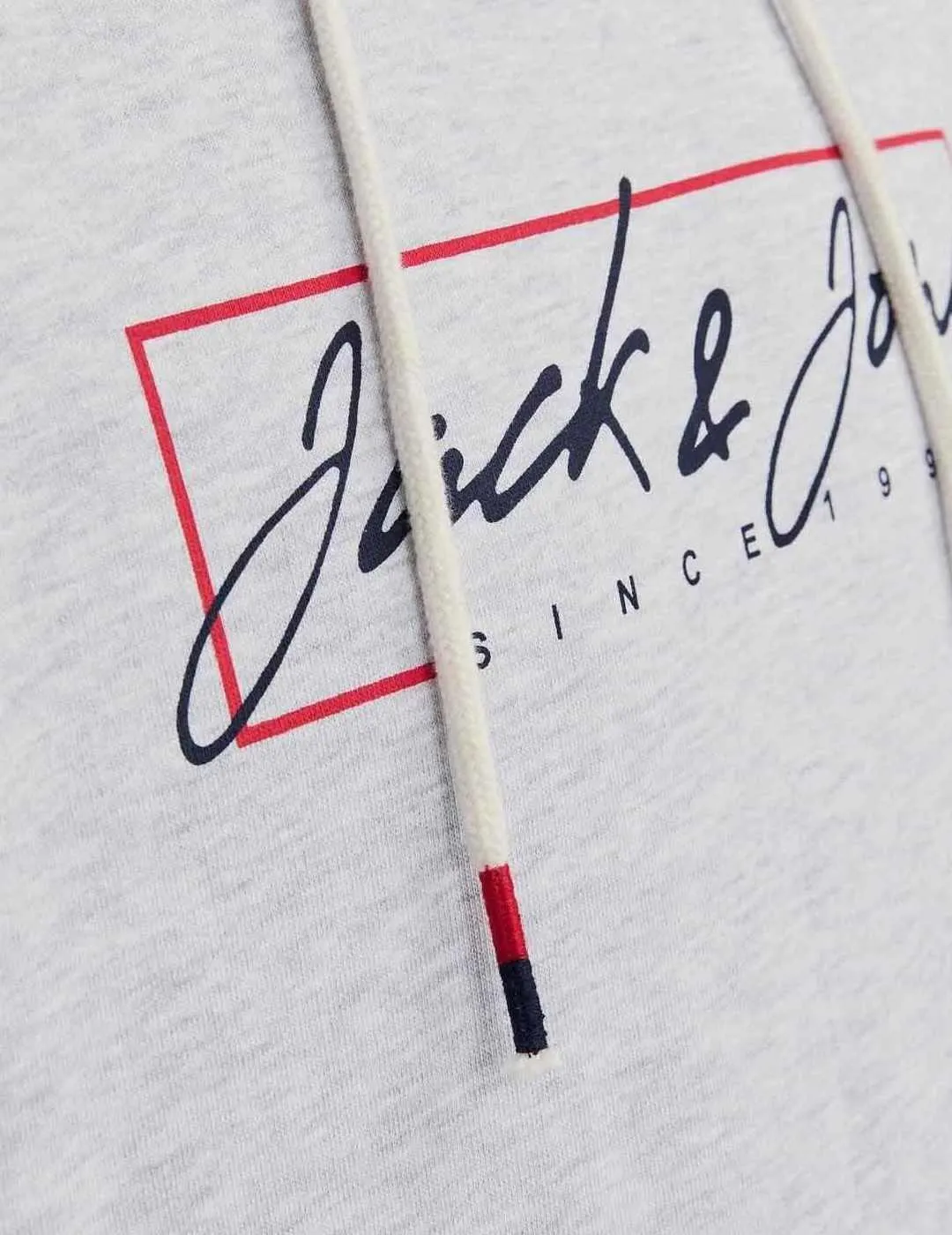 Sudadera Jack&Jones Zuri gris con capucha para hombre