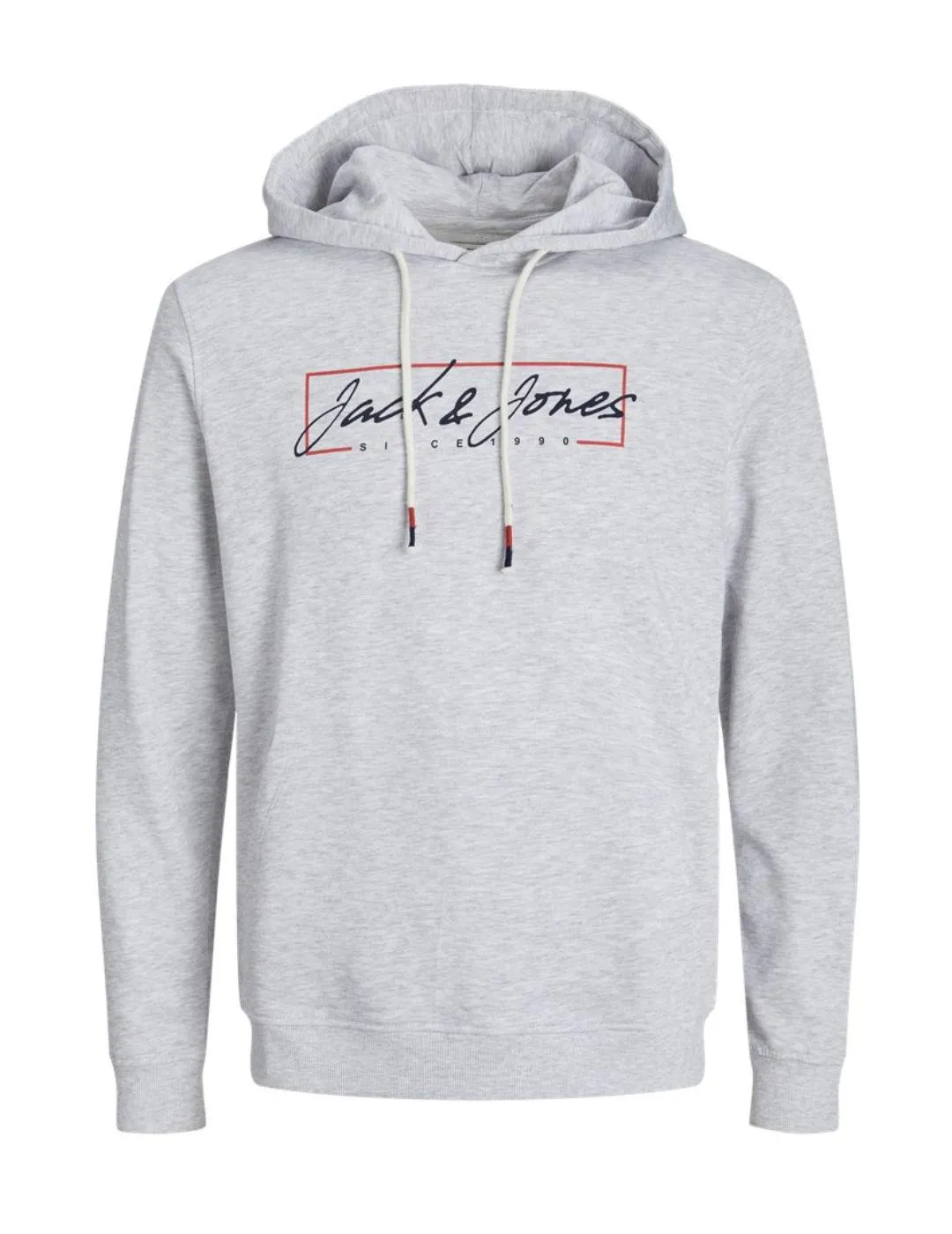 Sudadera Jack&Jones Zuri gris con capucha para hombre