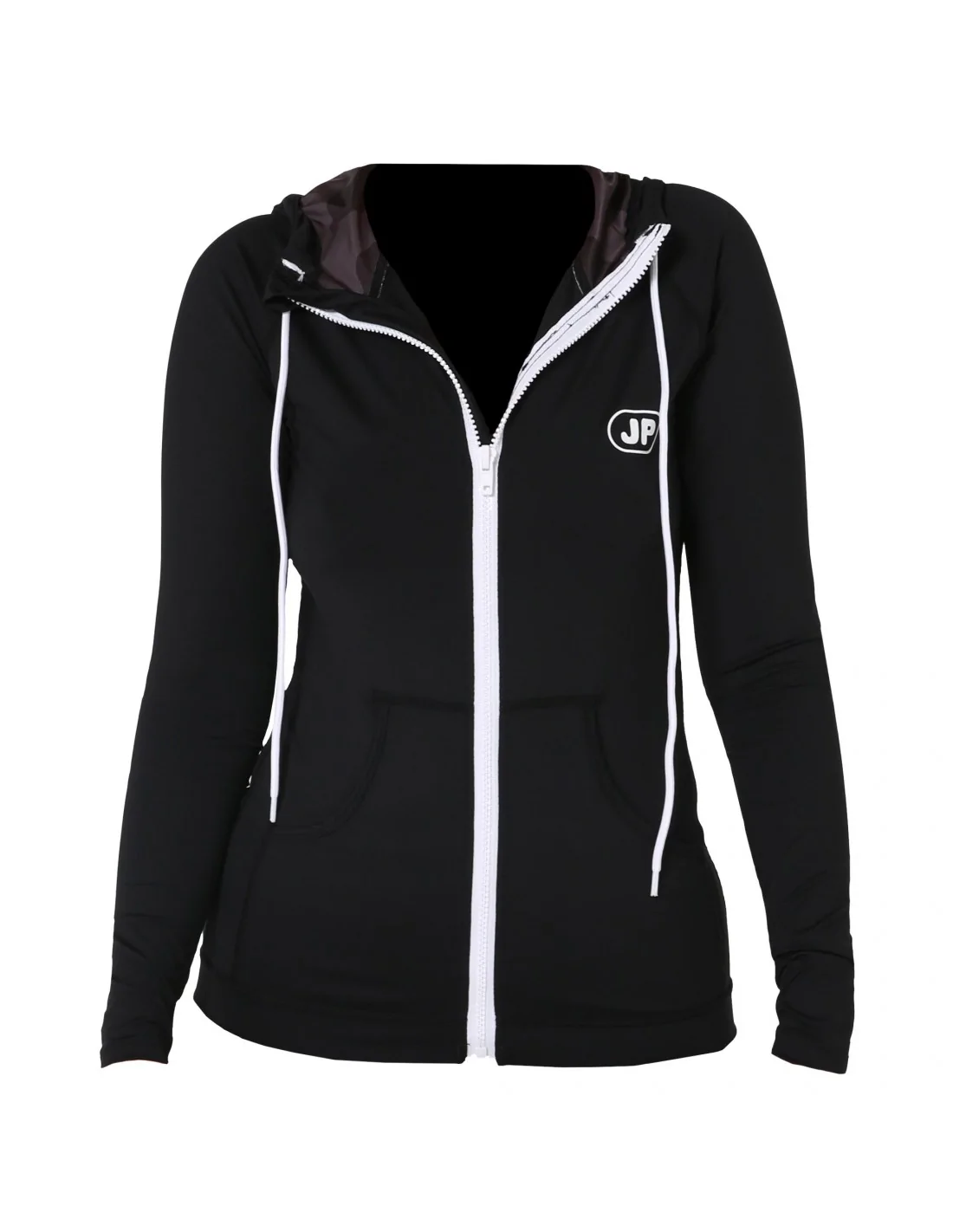 Sudadera Jetpilot Zahra L/S Ladies Hooded Rashie Black