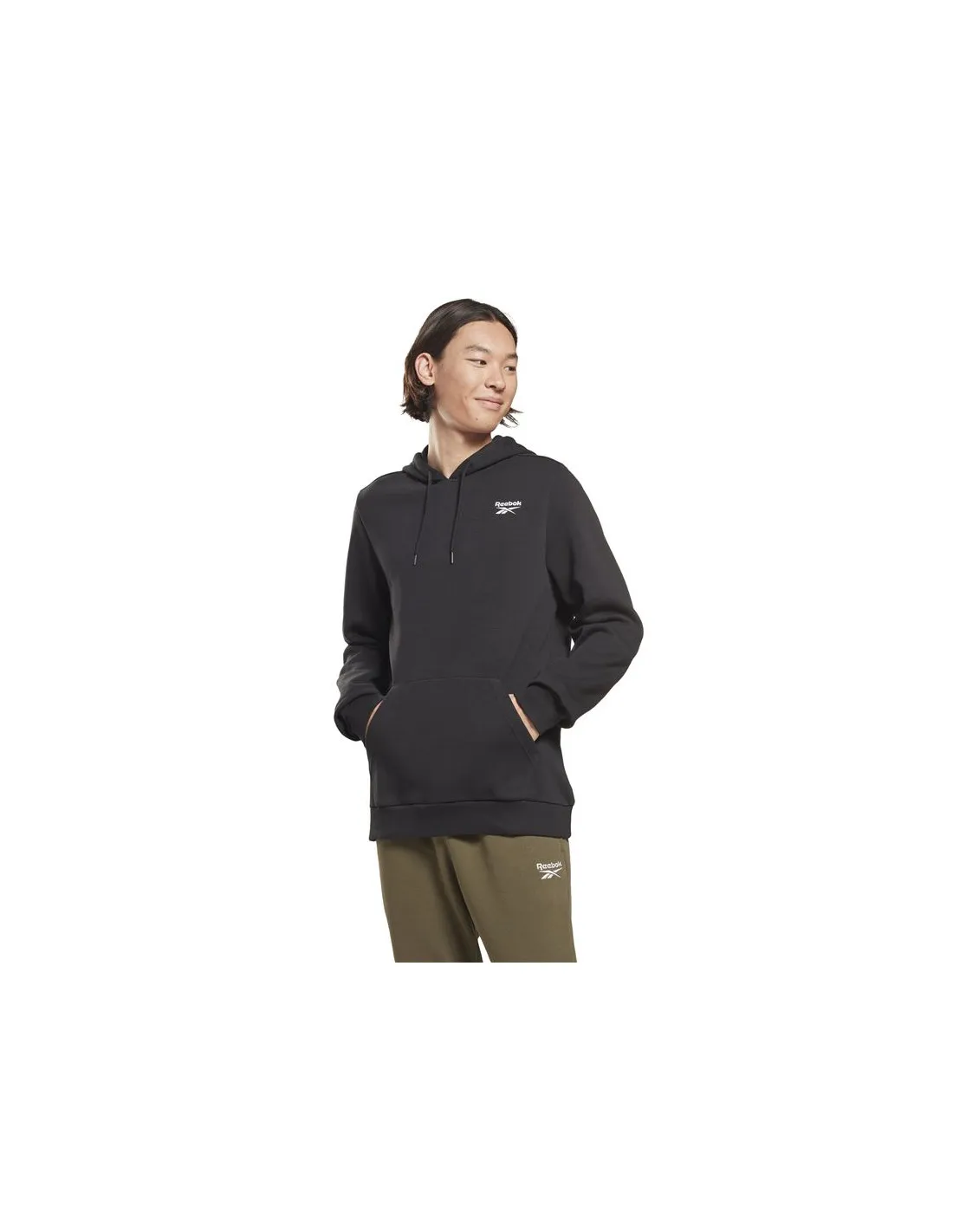 Sudadera Reebok Left Chest Logo Hood Black M