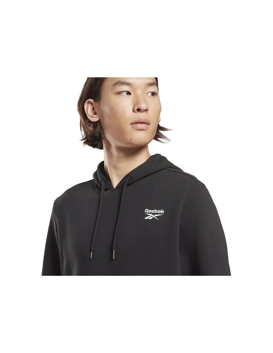 Sudadera Reebok Left Chest Logo Hood Black M