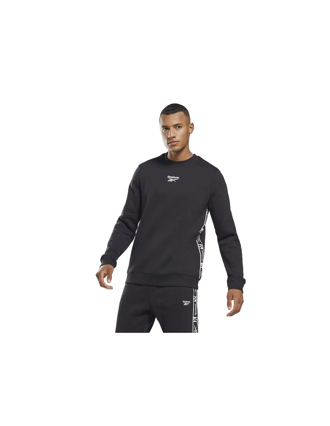 Sudadera Reebok RI Tape Crew M Black