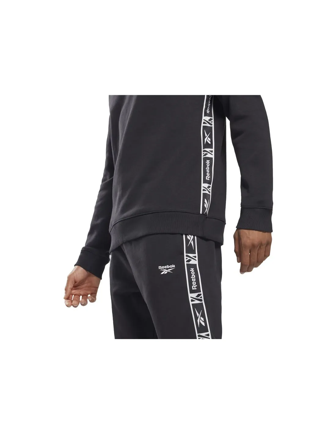 Sudadera Reebok RI Tape Crew M Black