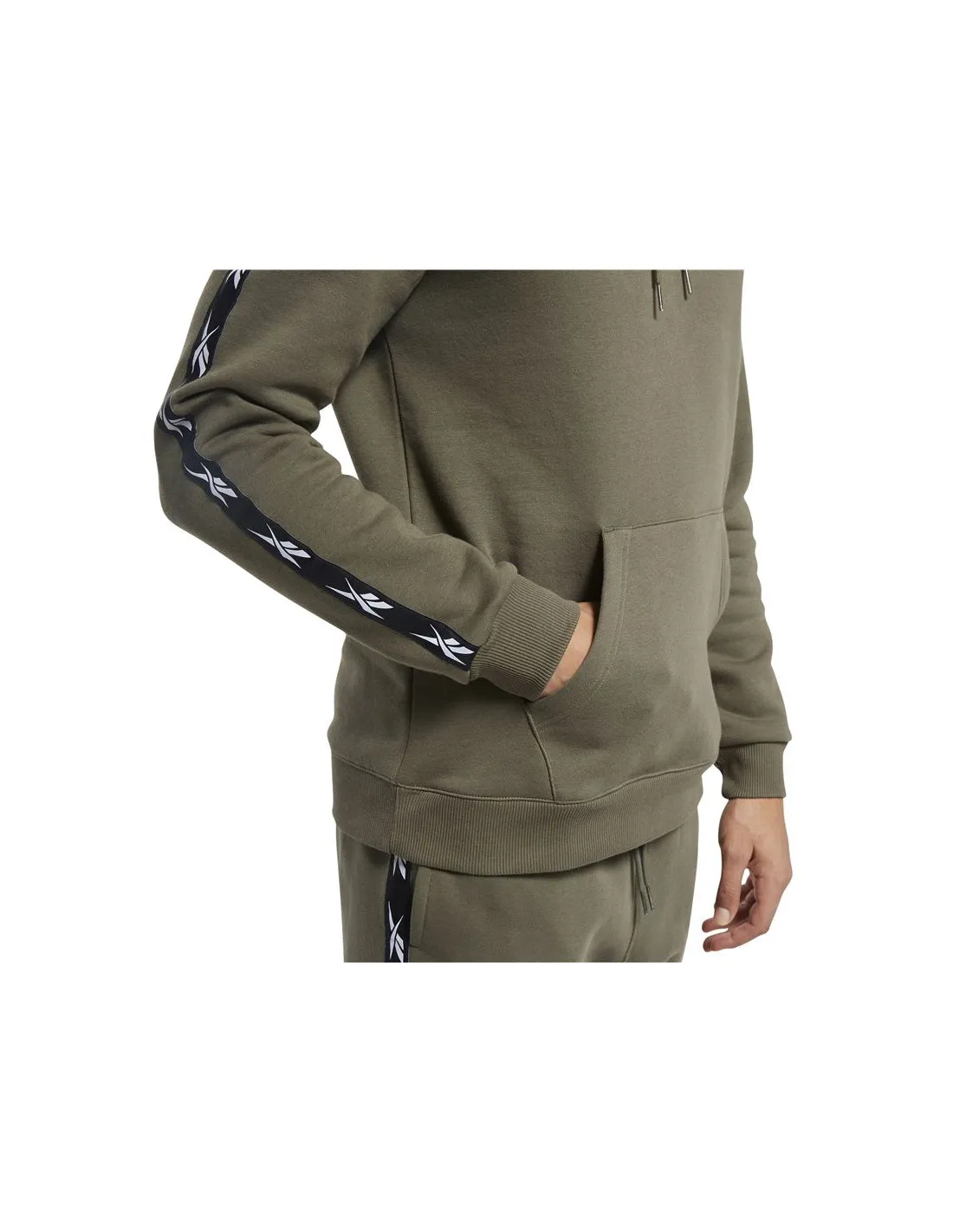 Sudadera Reebok Training Essentials Tape M Army Green