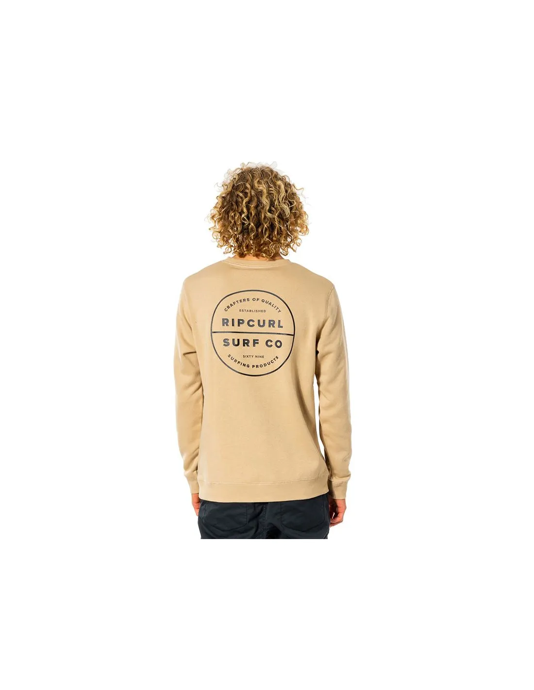 Sudadera Rip Curl Re Entry M Beige