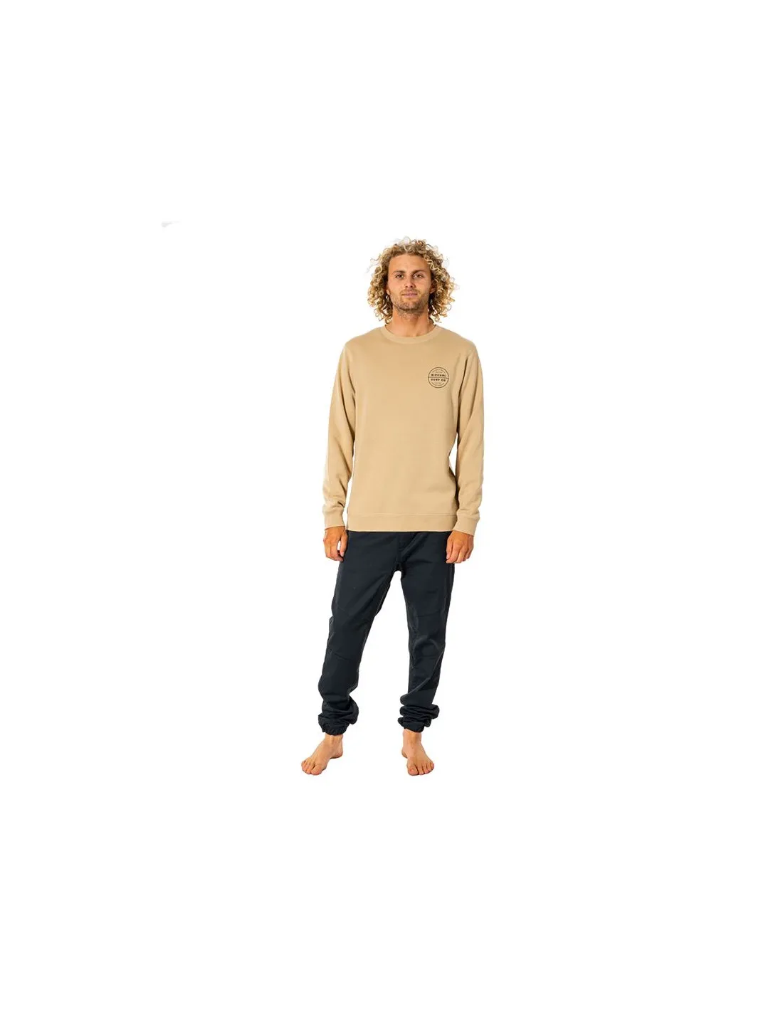 Sudadera Rip Curl Re Entry M Beige