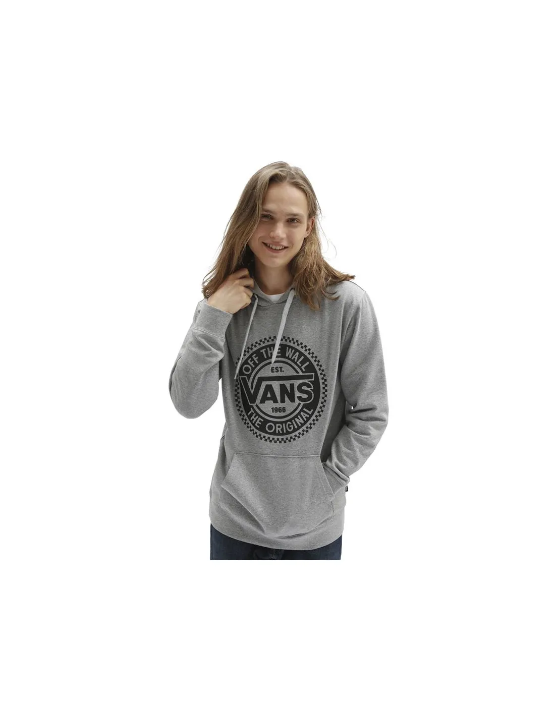 Sudadera Vans Big Chest Lock Up Po M Gray