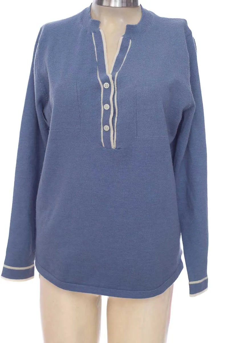 SWEATER COLOR AZUL  BUZA. F