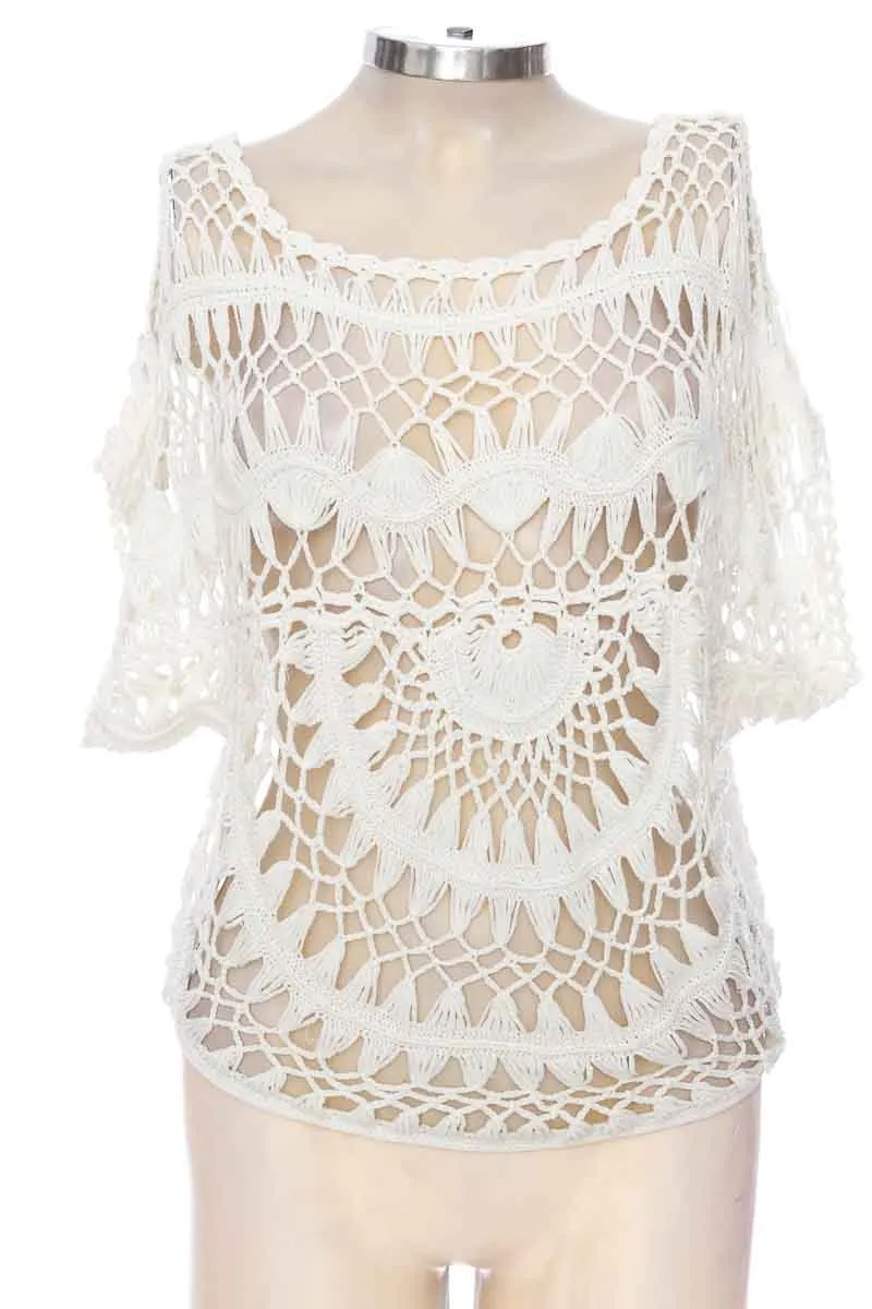 SWEATER COLOR BLANCO  STUDIO F
