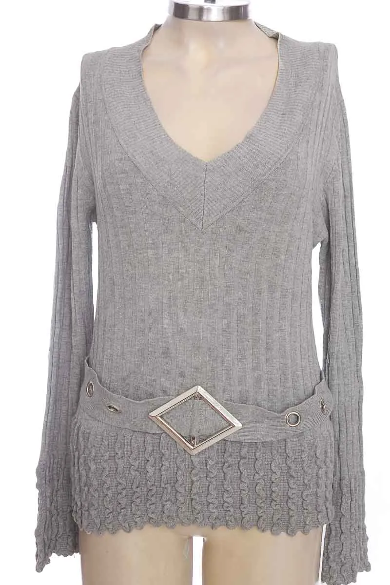 SWEATER COLOR GRIS  MISS LI