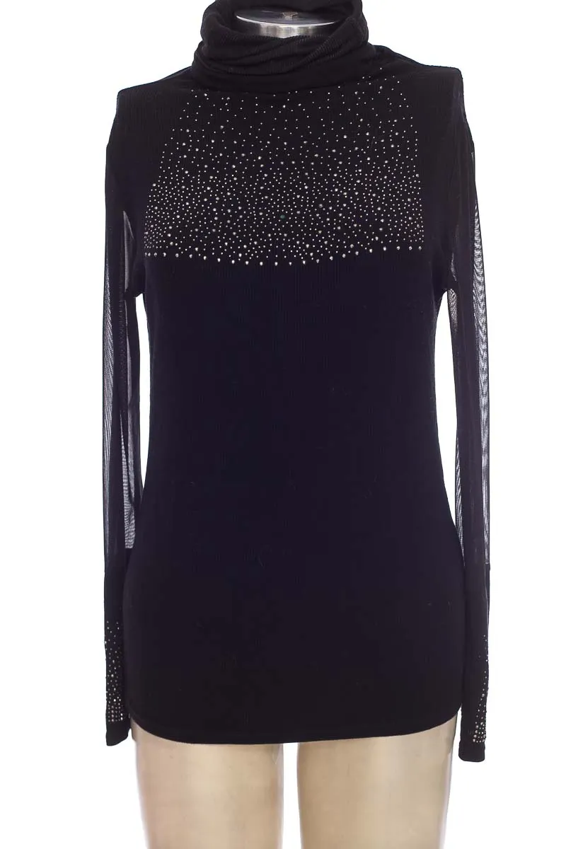 SWEATER COLOR NEGRO  FASHION ZYCZ