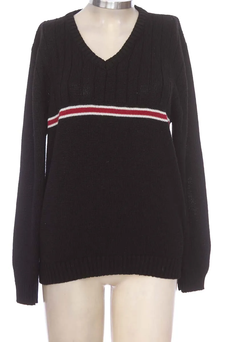 SWEATER COLOR NEGRO  FRANK DAVIS