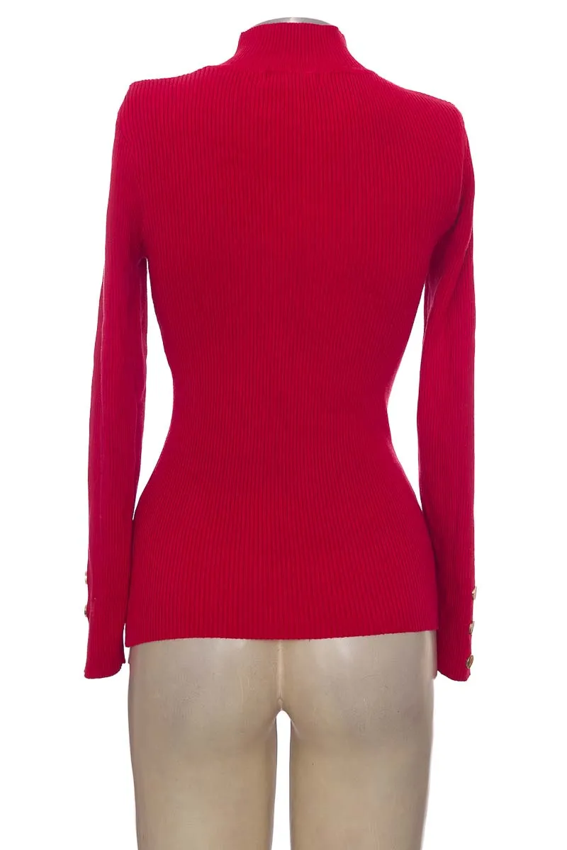 SWEATER COLOR ROJO  STUDIO F