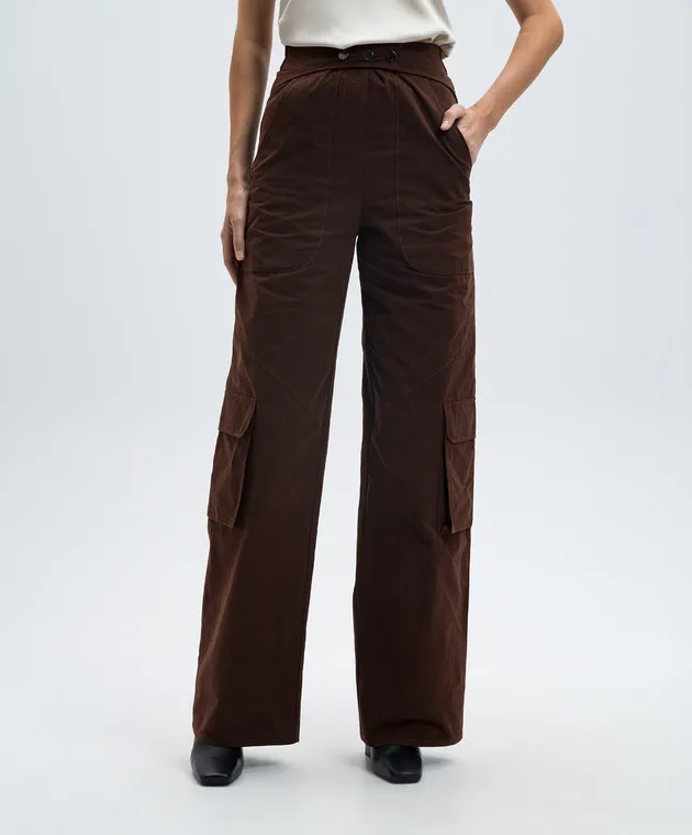 The Andamane Sarah brown cargo pants