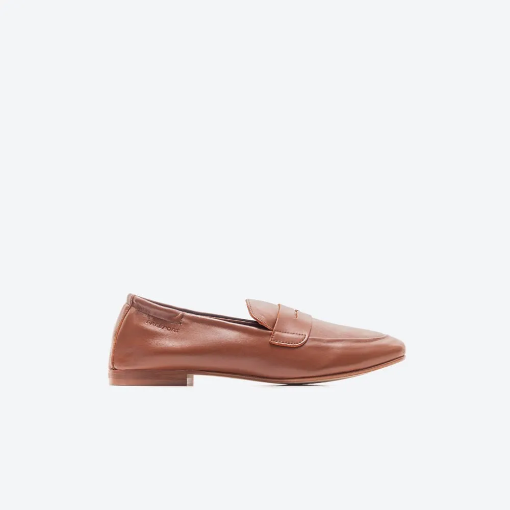 The Everyday Penny Loafer Zapato Casual Mujer Freeport Z1H0 Café