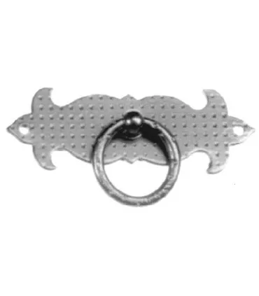 Tirador anilla placa IMEX 95x35mm 73957