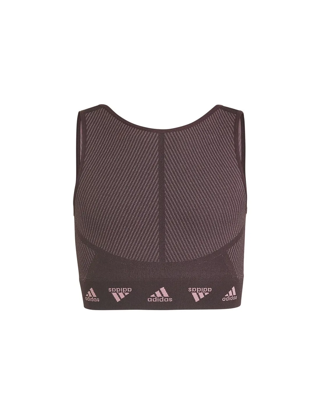 Top de fitness adidas Aeroknit Seamless Niña Purple