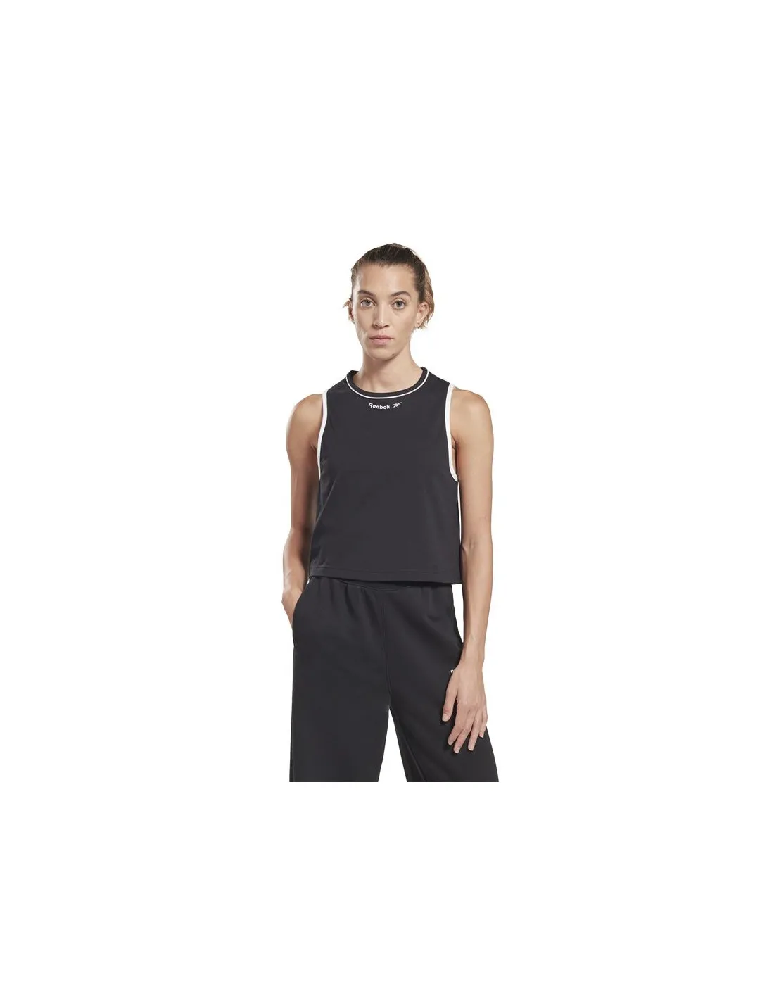 Top de Fitness Reebok Rie Negro Mujer
