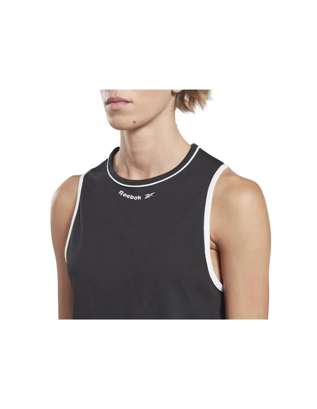 Top de Fitness Reebok Rie Negro Mujer