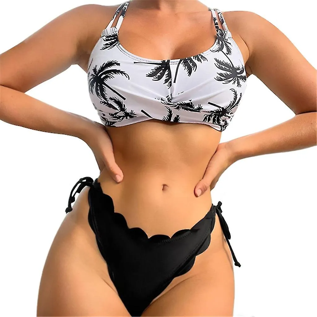 TRAJE DE BAñO CROSS BACK PARA MUJER 2 PIEZAS TRAJE DE BAñO DIVIDIDOVIEIRA TRIM BIKINIS SET