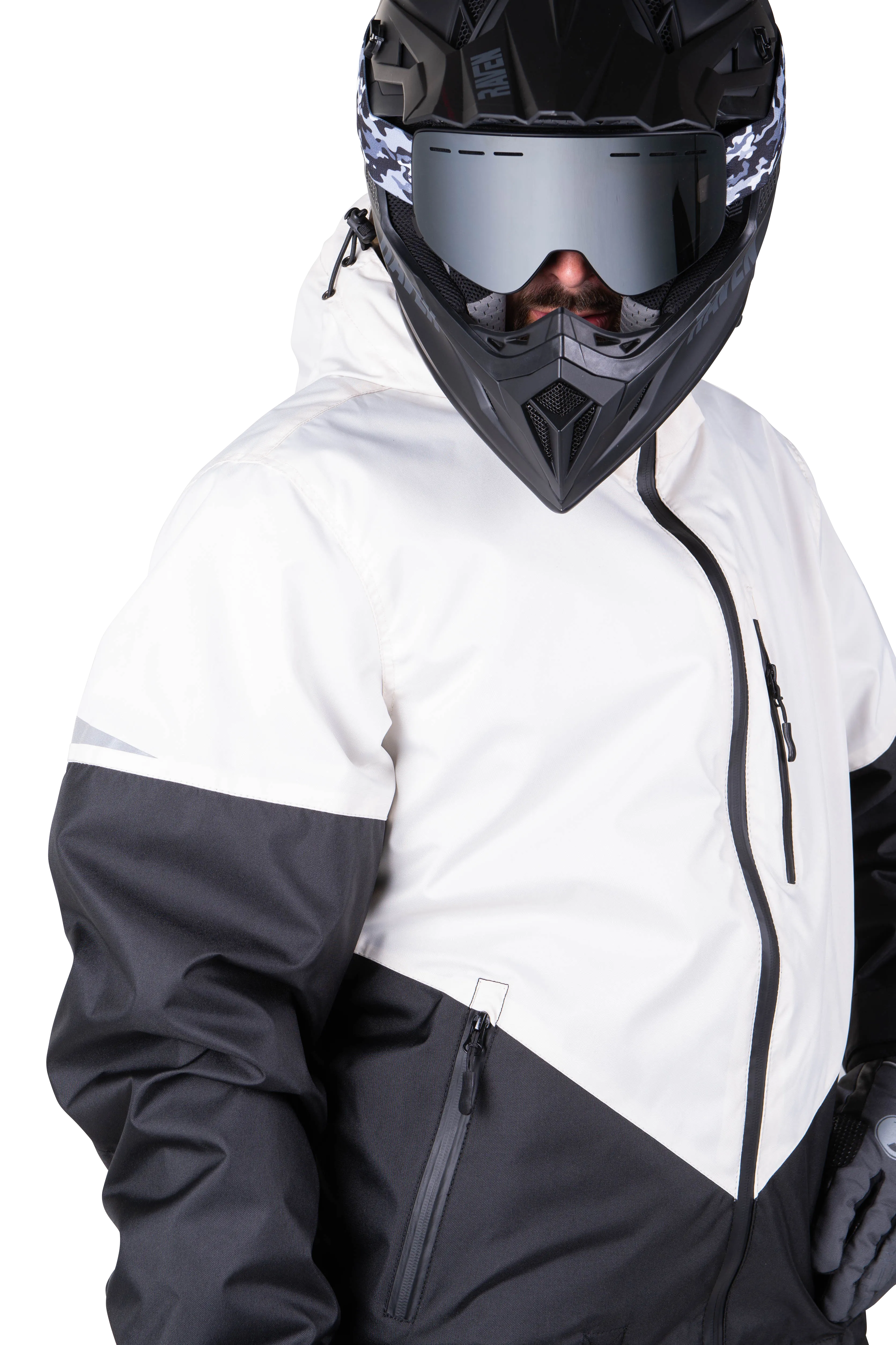 TRAJE MOTO DE NIEVE RAVEN BOONDOCKER BLANCONEGRO