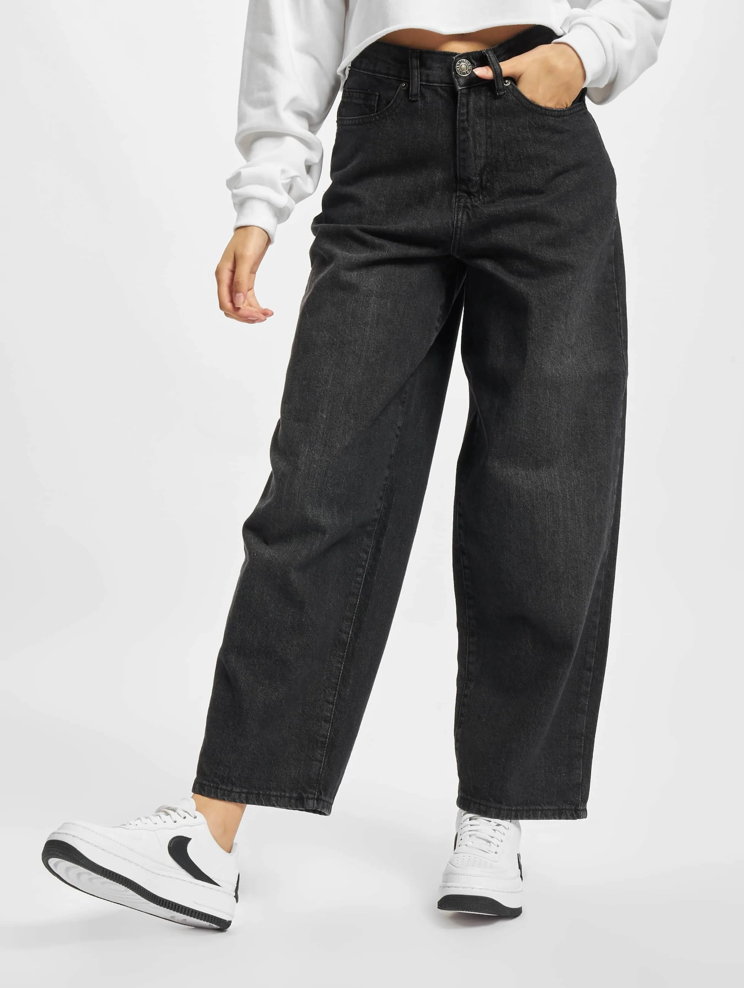 Urban Classics Ladies High Waist Wide Leg Cropped