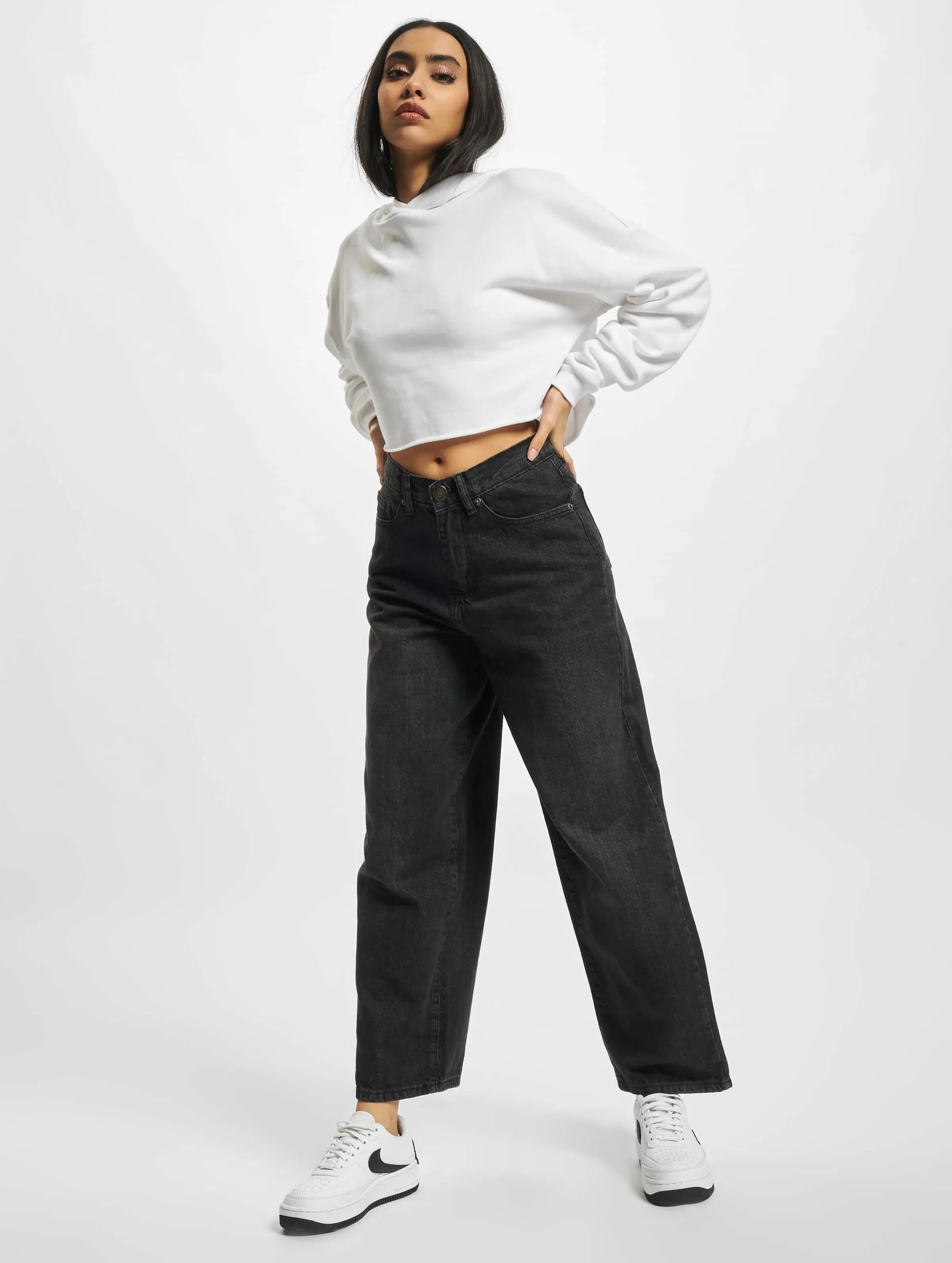 Urban Classics Ladies High Waist Wide Leg Cropped