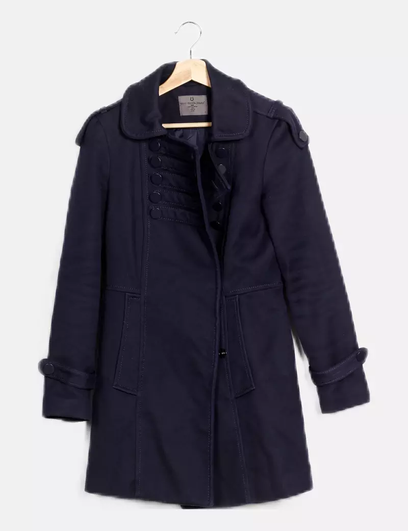 Vero Moda Abrigo azul casual