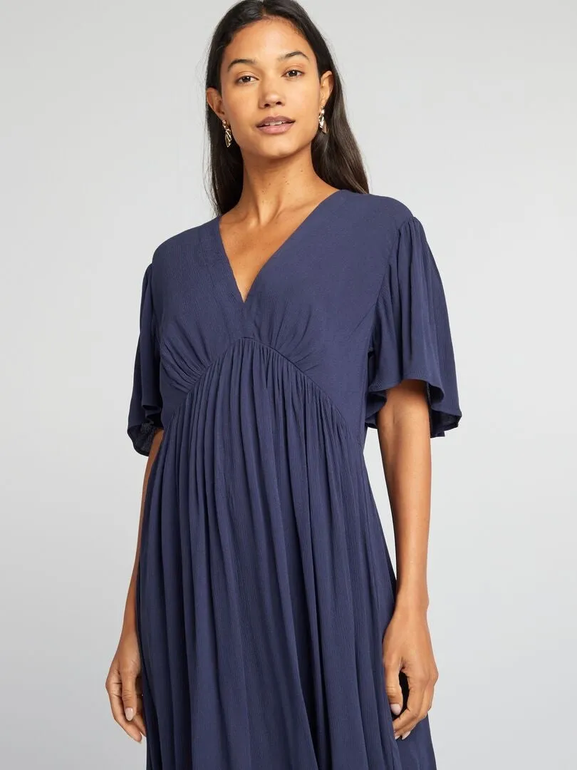 VESTIDO CORTO DE CREPé  NEGRO