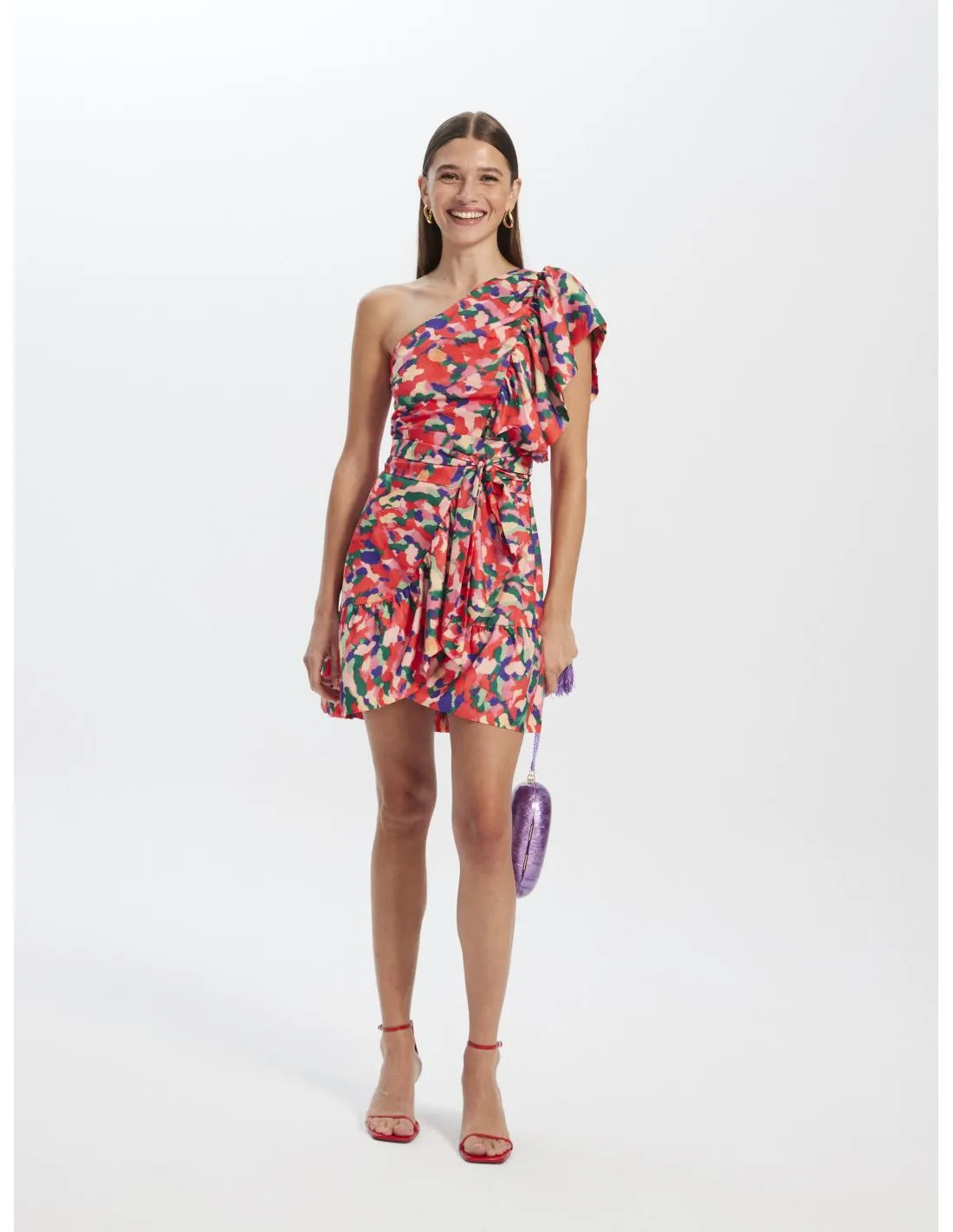 VESTIDO CORTO ESTAMPADO MIOH VEGA