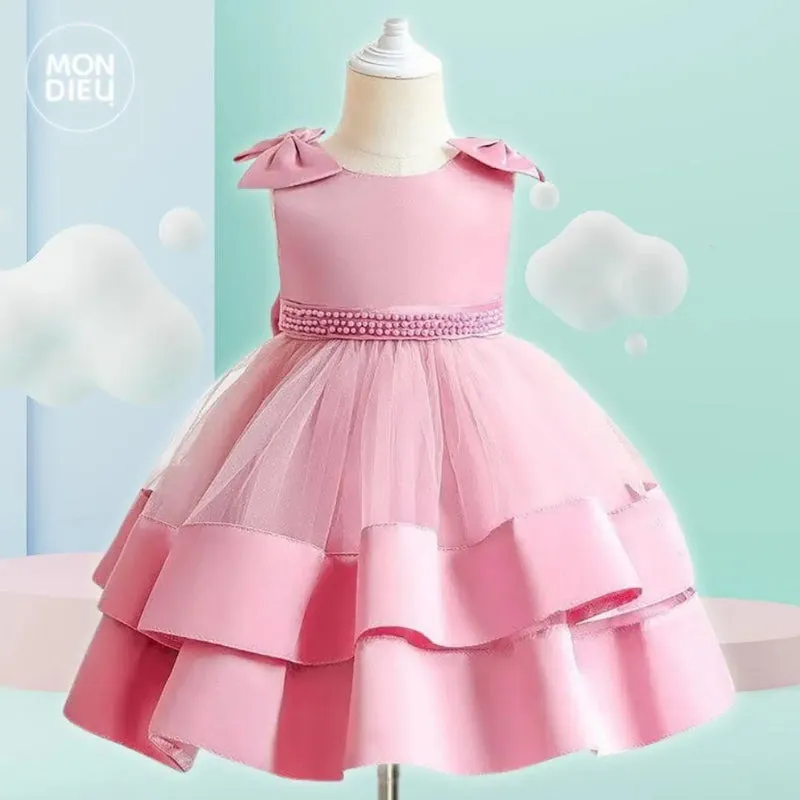 Vestido Keyli color rosa para niñas
