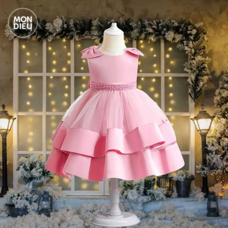 Vestido Keyli color rosa para niñas