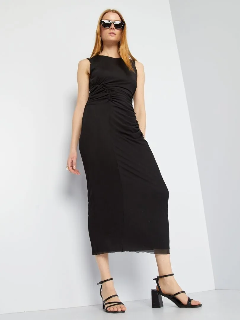 VESTIDO LARGO ULTRAELáSTICO  NEGRO